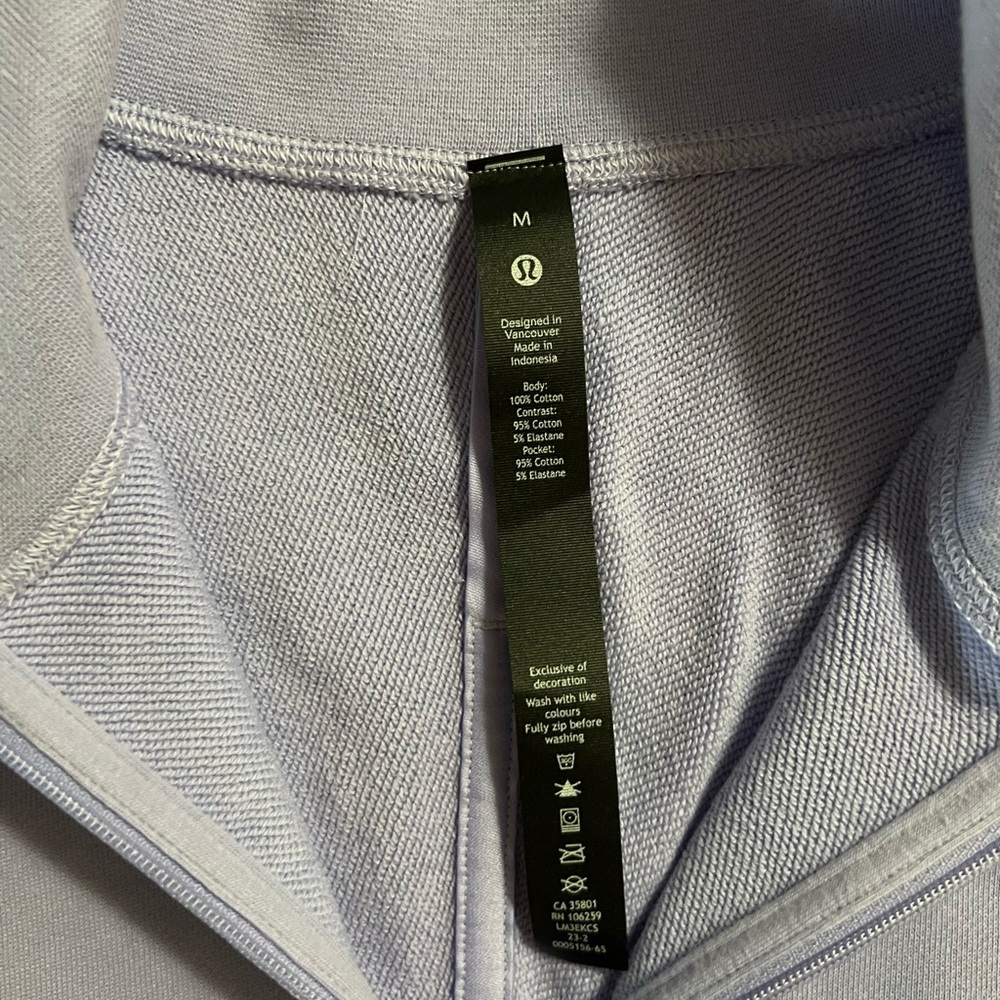 Lululemon oversized french terry zippered jacket M - Picture 5 of 5